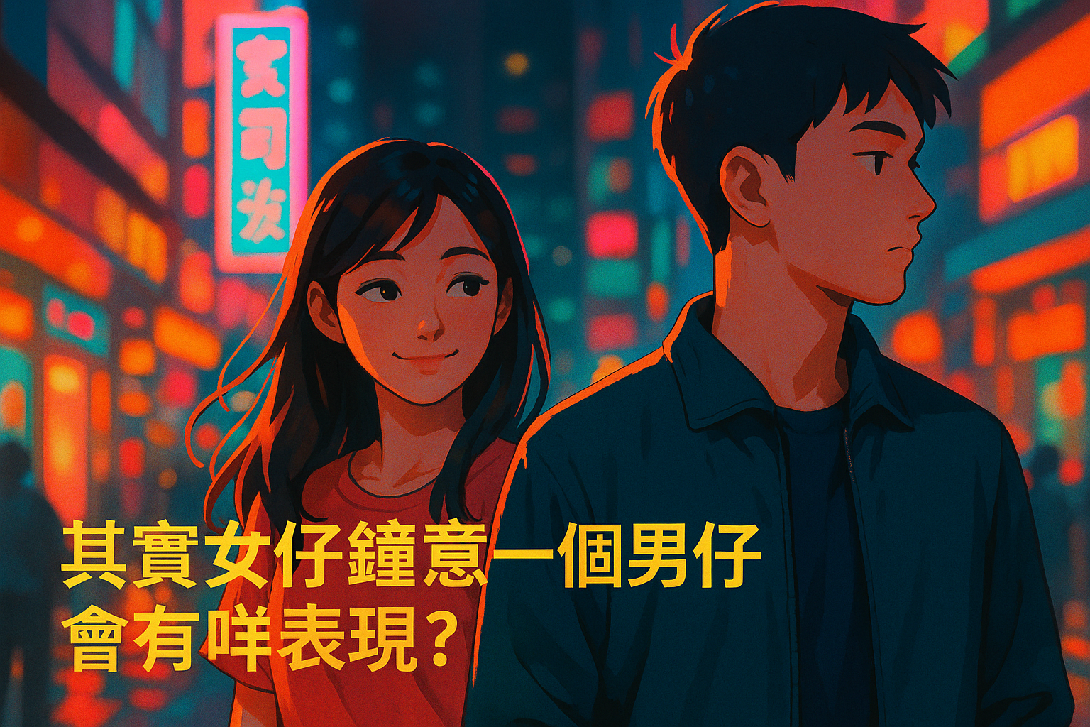 其實女仔鐘意一個男仔會有咩表現？