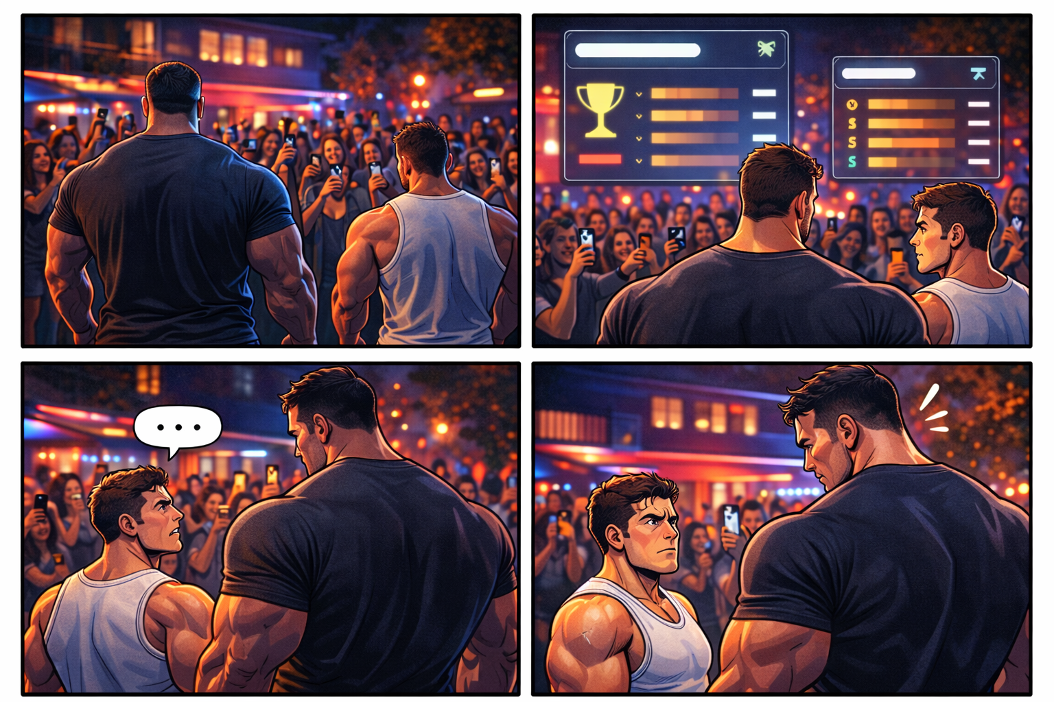 「Frame Mogger」, “Frat Leader”：冇得贏，永遠有人更大隻。